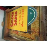 An assortment of vintage signs including MOD, Guinness,