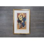 BERYL COOK (1926-2008) A framed and glazed print, 'Dirty Dancing',