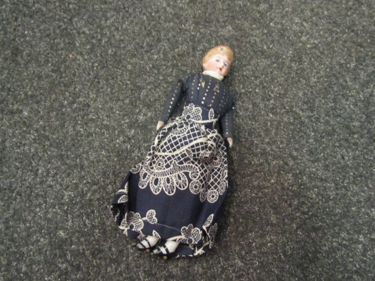 A porcelain doll with associated Hamleys note, - Image 2 of 2