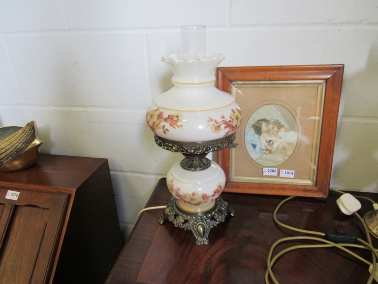 A decorative electric oil lamp