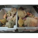 A collection of modern collectors teddy bears etc,