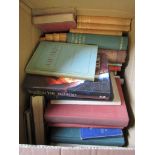Two boxes of mixed books,