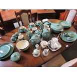 A selection of Green Denby tea and dinner wares and assorted china a/f