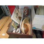 A 'Carnell' needle, maritime pocket sundial, dog design coasters, beano comic,