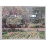 OWEN BOWEN: 'Landscape - Yorkshire', signed watercolour, gilt framed and glazed,