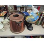 A Victorian copper water jug,