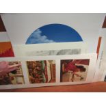 A folder containing a large quality of various prints Raymond Leech and Albero Parini,