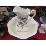 A Royal Venton Ware wash set including jug and bowl