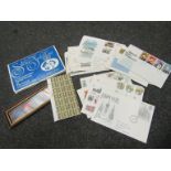 A quantity of first day covers and stamps including Silver Jubilee mint Commonwealth and misprinted