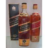 Johnnie Walker Red Label Old Scotch Whisky, 26 2/3 floz, Johnnie Walker Black Label 12 years old,