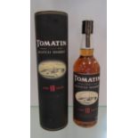 Tomatin 10 years old Single Highland Malt Scotch Whisky, 70cl,