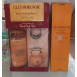 Glenmorangie 10 year old Single Highland Malt Scotch Whisky Connoisseurs tasting set boxed,