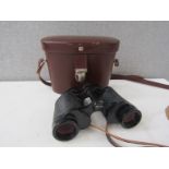 A pair of Carl Zeiss Deltrintem binoculars 8x30 with leather case