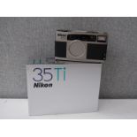 A Nikon 35Ti film camera, Japanese,