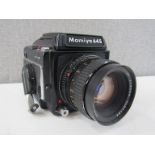 A Mamiya 645 1000S medium format camera