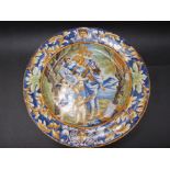 A 17th Century Italian Majolica charger,