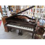 A John Broadwood & Sons mahogany baby grand piano,