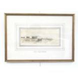 SAMUEL PROUT, Newcombe 1878 "Drawn boats of Kingsbury".