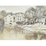 Bawburgh Mill Norfolk, 20th Century watercolour, unsigned,