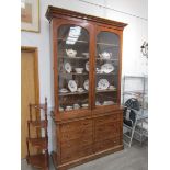 A Victorian mahogany full height bookcase,