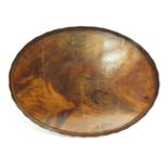 A Georgian mahogany oval galleried tray,