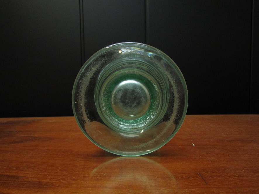 An Art Deco Daum, Nancy bottle green vase of oversized goblet form, - Image 5 of 5