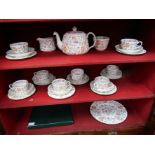 Minton "Haddon Hall" tea service for eight,