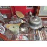 A selection of items including dressing table mirrors,