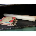 A quantity of ordnance survey maps and rolled maps