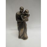 A Genesis cold cast bronze figure "Love Life New Baby" 23cm tall