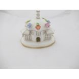 A Coalport pastille burner "The Parasol House"