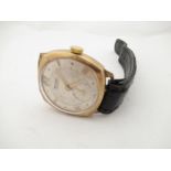 A gentleman's Rotary Super Sports wristwatch with 9ct gold Dennison case,