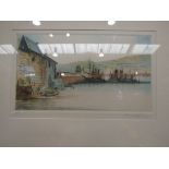 BARRINGTON GIBSON: A pair of watercolours depicting Devon scenes, framed and glazed,