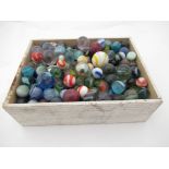 A box of marbles