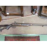 A 19th Century muzzle loading percussion rifle a/f
