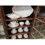 A Paragon Dubany tea set including plates, saucers and teapot etc.