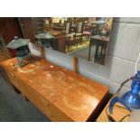 A 1960's retro teak dressing table, mirror back over four drawers,