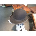 A Gauntic of London bowler hat,