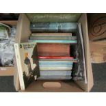 Two boxes of mixed books including Gustav Holst, Benjamin Britten,