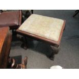 A pair of Victorian stools,