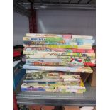 A large collection of assorted Rupert Bear annuals