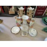 Blush vases and associated ceramics