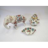 A German porcelain pot-pourri,