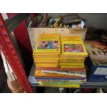 Assorted Rupert Bear books and ephemera including Adventure Series, Pop-up books, colouring books,