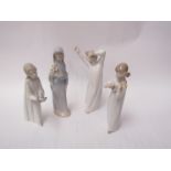 Four Lladro figures,