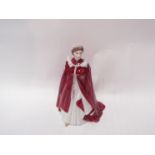 A Royal Worcester figurine of the Queen "In Celebration of The Queen's 80th Birthday"