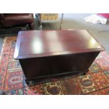 A Stag mahogany blanket chest,