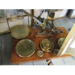 A set of Samuel Mordan Inland Letter Post brass postal scales,