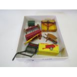 A boxed Dinky diecast 322 Disc Harrow (box a/f),