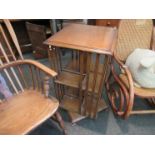 A reproduction revolving bookcase